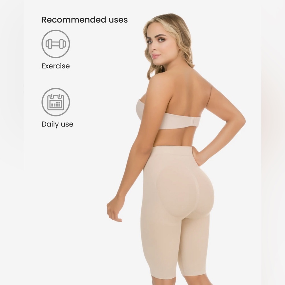 Seamless 1520 Abdomen Sculpting Contouring Capri BBL Lifter Long